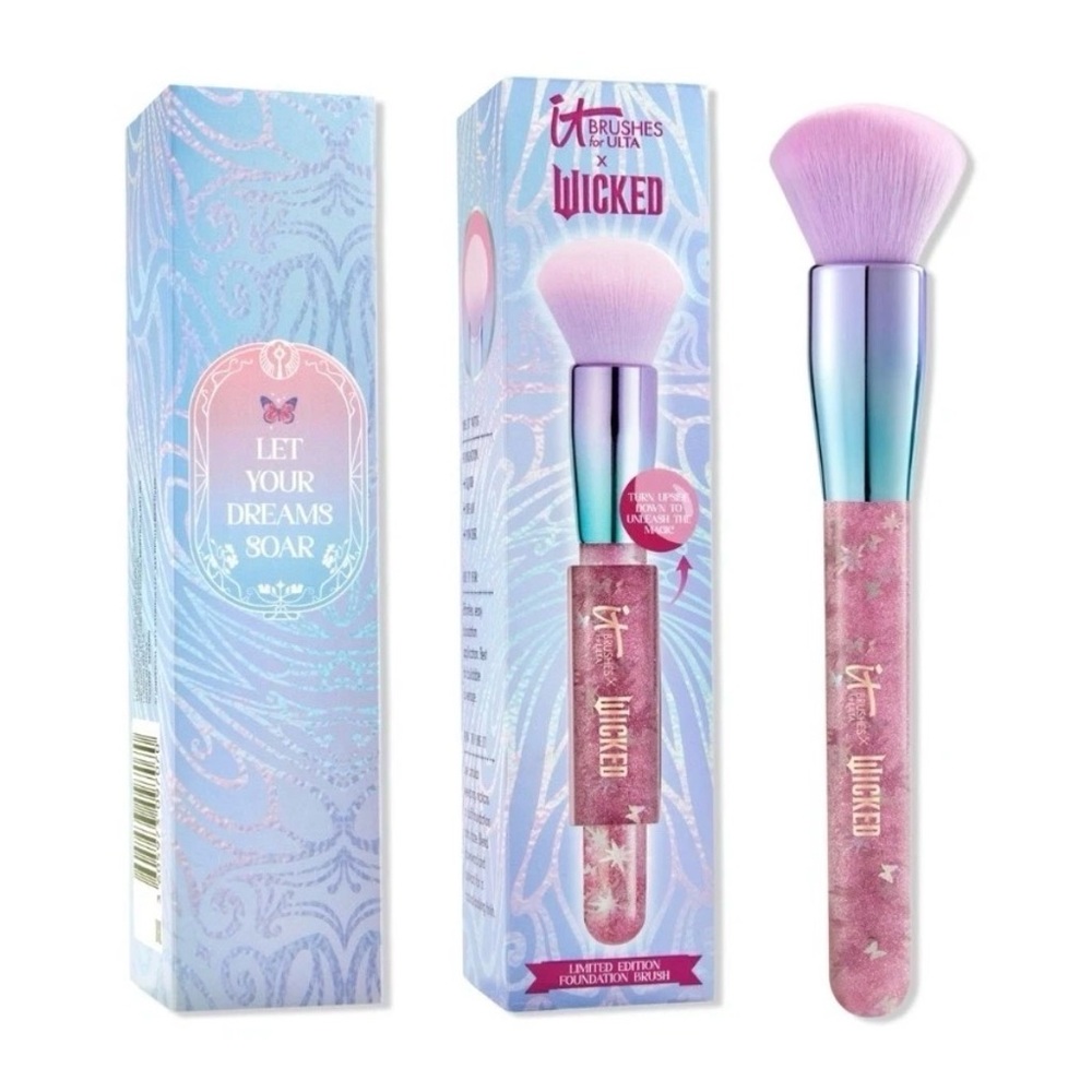 Wicked  X IT Cosmetics Limited-Edition Glinda Foundation Brush NIB